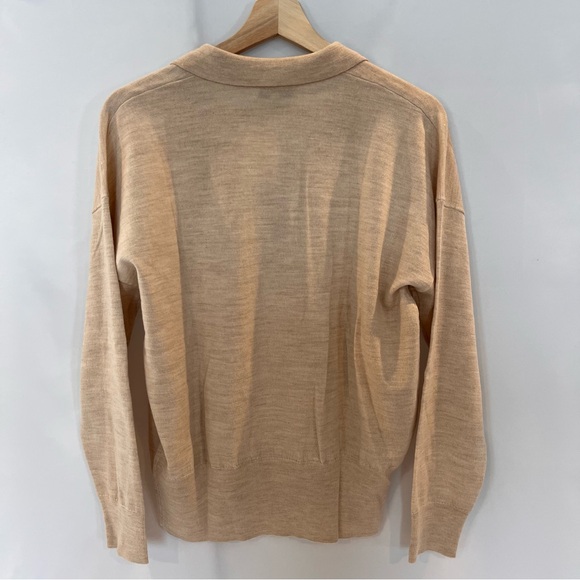 💕 NWT! Madewell Merino Wool Split Neck Sweater, Size L - Picture 2 of 6